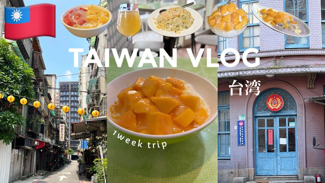 【🇹🇼台湾旅行 vlog後編】夏の台北女ひとりグルメ旅🍧マンゴーかき氷、冰讃、クラフトビールMikkeller Taipei 、饒河街観光夜市、胡椒餅、騒豆花、天天利、度小月、バティックエア(sub