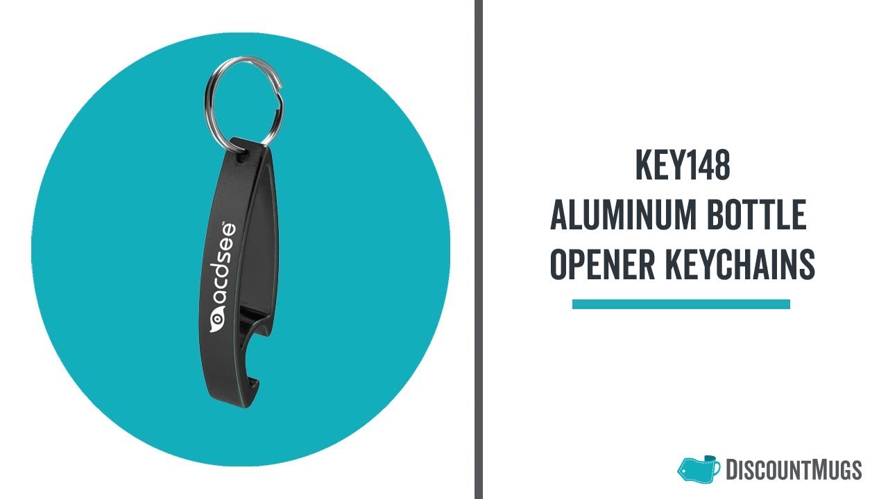 Engraved Aluminum Bottle Opener Keychains YouTube
