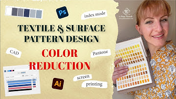 Color reduction in textile and surface pattern design