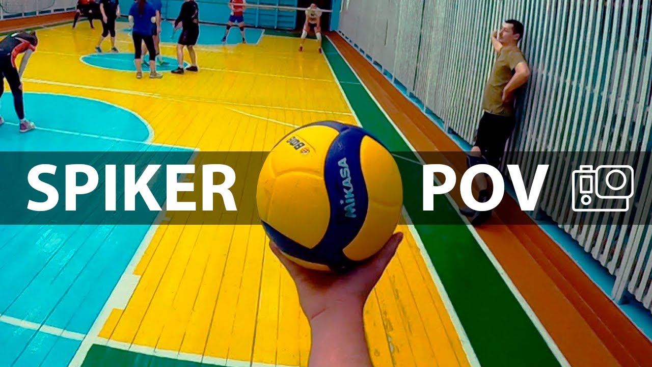 Volleyball First Person Wing Spiker Highlights POV/Amateur