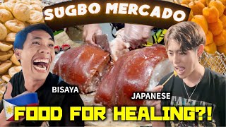 Japanese Ultimate Filipino Street Food Trip! with bisaya friend!!【Cebu/Sugbo Mercado】