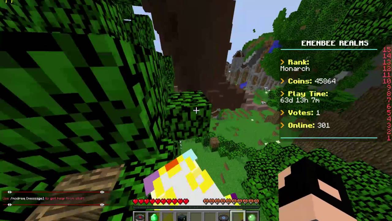 Minecraft Emenbee: Tour Around Hub With Jason (Mod_masta)