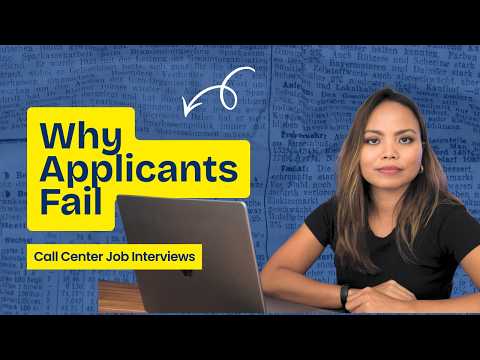 If You Failed Your Call Center Interview…Watch This