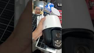 Super product! Solar-powered 4G camera, 3MP resolution, 18x optical zoom, dual light