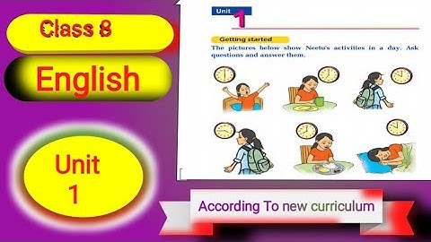 Class 8 English unit 1 A tour to central Zoo Guide