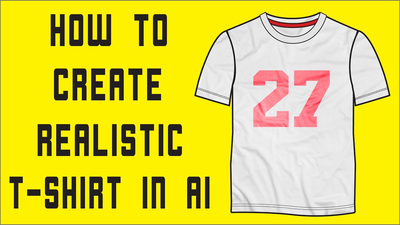 Download How to create a Realistic T-shirt Mock up using AI - YouTube
