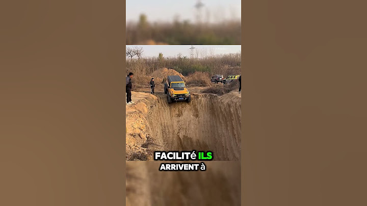Voiture qui descend une énorme pente ! Sensations fortes garanties #voiture #4x4 #desert