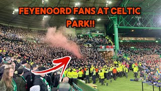 Feyenoord Rotterdam Fans 🇳🇱 at Celtic Park | (Celtic 2-1 Feyenoord) Complation & Best Moments 🔥