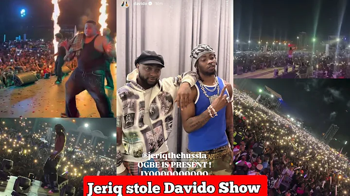 Davido Shocked as Jeriq Performs 5ive Album Tour Enugu, Cubana Chief Priest performance 