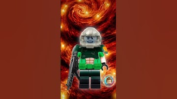 How to Make DOOM GUY LEGO Minifigure #Doom #YouTubeShorts #DoomSlayer #LEGO