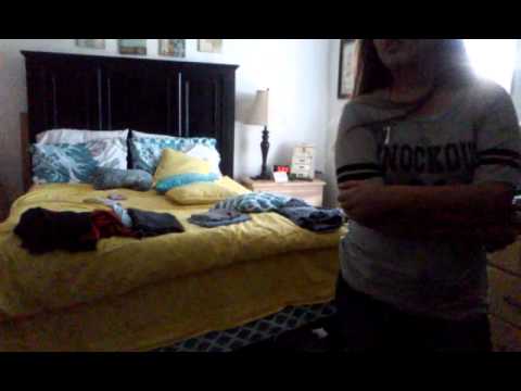Silly string prank w/ Emily and América