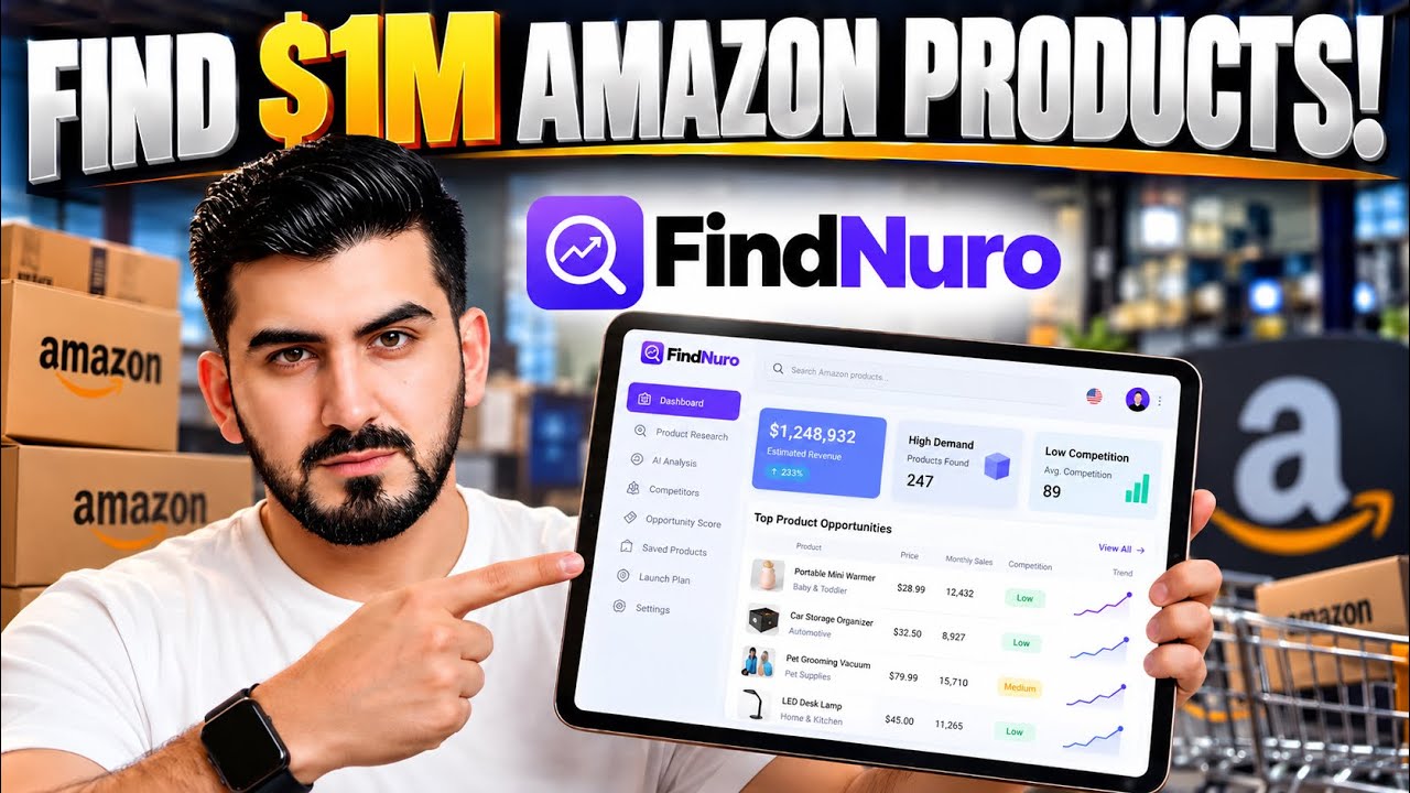 rewrite this title How to Find Winning Amazon FBA Products Using AI | FindNuro Product Research Tutorial rewrite this title How to Find Winning Amazon FBA Products Using AI | FindNuro Product Research Tutorial