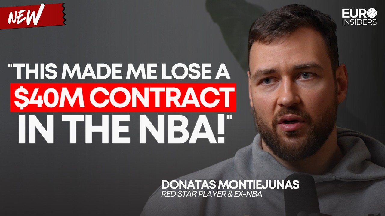 “I had a $40M offer signed in the NBA, but they canceled my contract because…” | Donatas Motiejūnas
