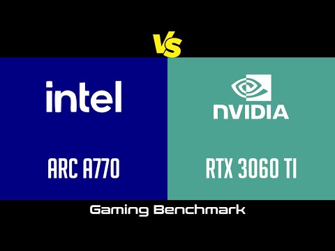 Intel Arc A770 vs nVidia GeForce RTX 3060 Ti   Gaming Benchmark 1080p & 1440p