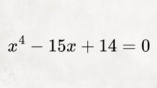 Can You Solve This Quartic Equation Missing Key Terms