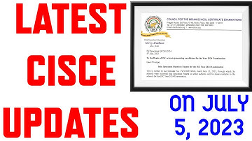 Latest CISCE UPDATE 2024- ICSE/ISC 2024 Board Exams Must be On These 4 Points@TuitionICSEOnline​