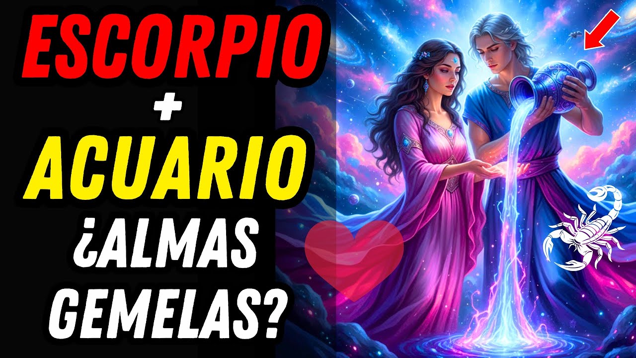 COMPATIBILIDAD ENTRE ESCORPIO Y ACUARIO EN EL AMOR ♏💖♒ ¿Son Afines ...