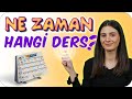 Hangi Derse Ne Zaman Çalışacağım ❓ Bilmiyorum 🙁 | Örnek Program 📅