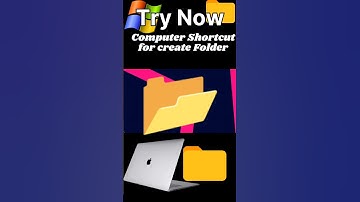 How to create a Folder 📁 in Computer 🖥️ Laptop 💻 #shorts #computer #viral #video #tricks #folder