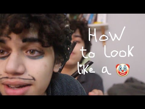miserably failing at makeup while having a breakdown