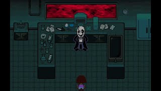 The Lost Core and Doctor W.D. Gaster! Undertale Fangame DELTATRAVELER Hard Mode Section 1
