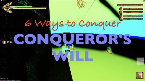 [YBA] SCR CW - 6 Ways To Counter SCR Conqueror’s Will · Roblox Tutorial