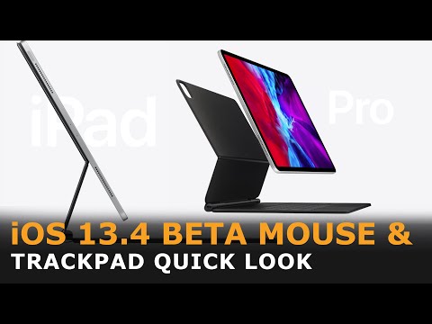 iOS 13.4 Trackpad