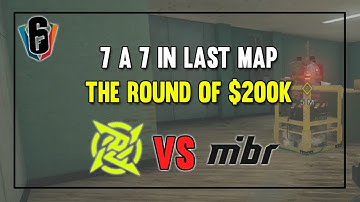 WHO WIN THIS ROUND WILL WIN AT LEAST $200.000 - MIBR x NIP LAST ROUND SI 2021 HIGHLIGHTS