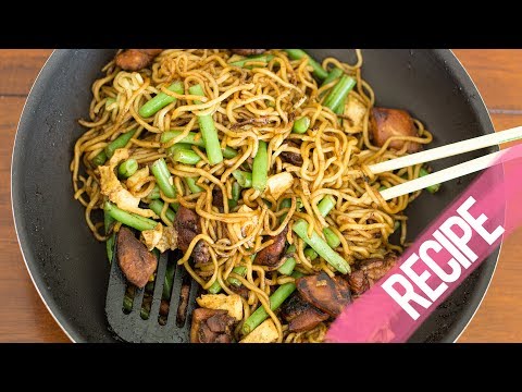 CHICKEN RAMEN STIR FRY W/ VEGETABLES | RECIPE