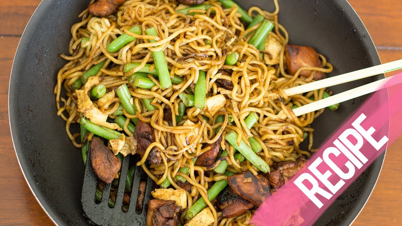 Chicken Ramen Stir Fry W Vegetables Recipe Youtube