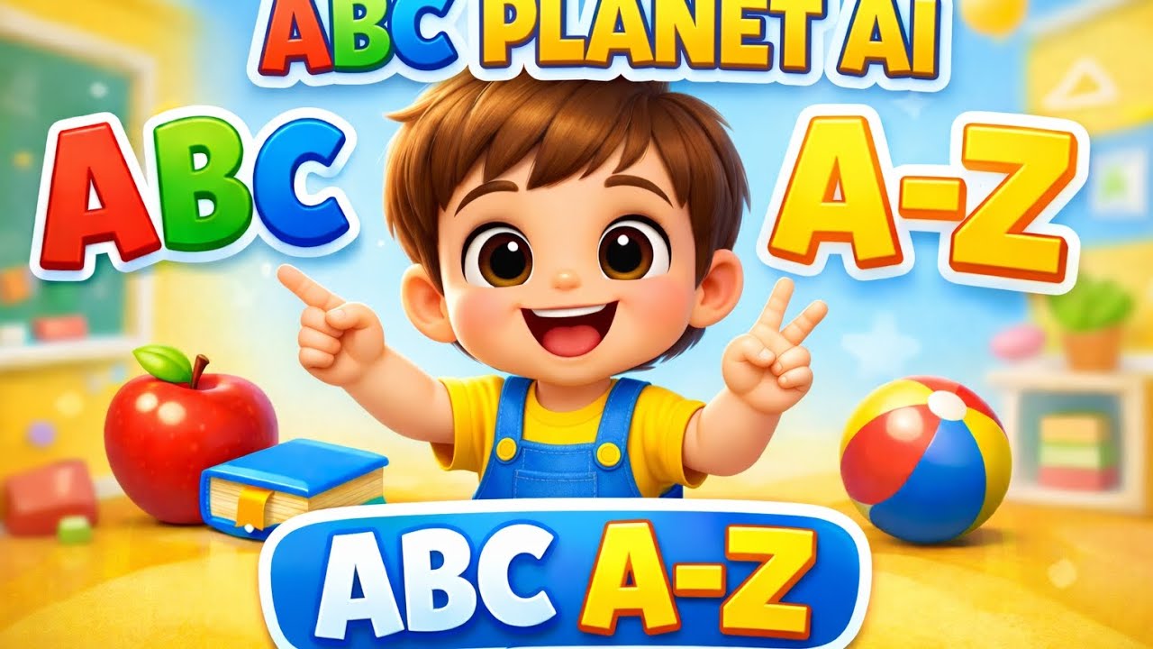 Learn ABC Letters A to Z | Alphabet Cartoon for Kids | ABC Planet AI ...
