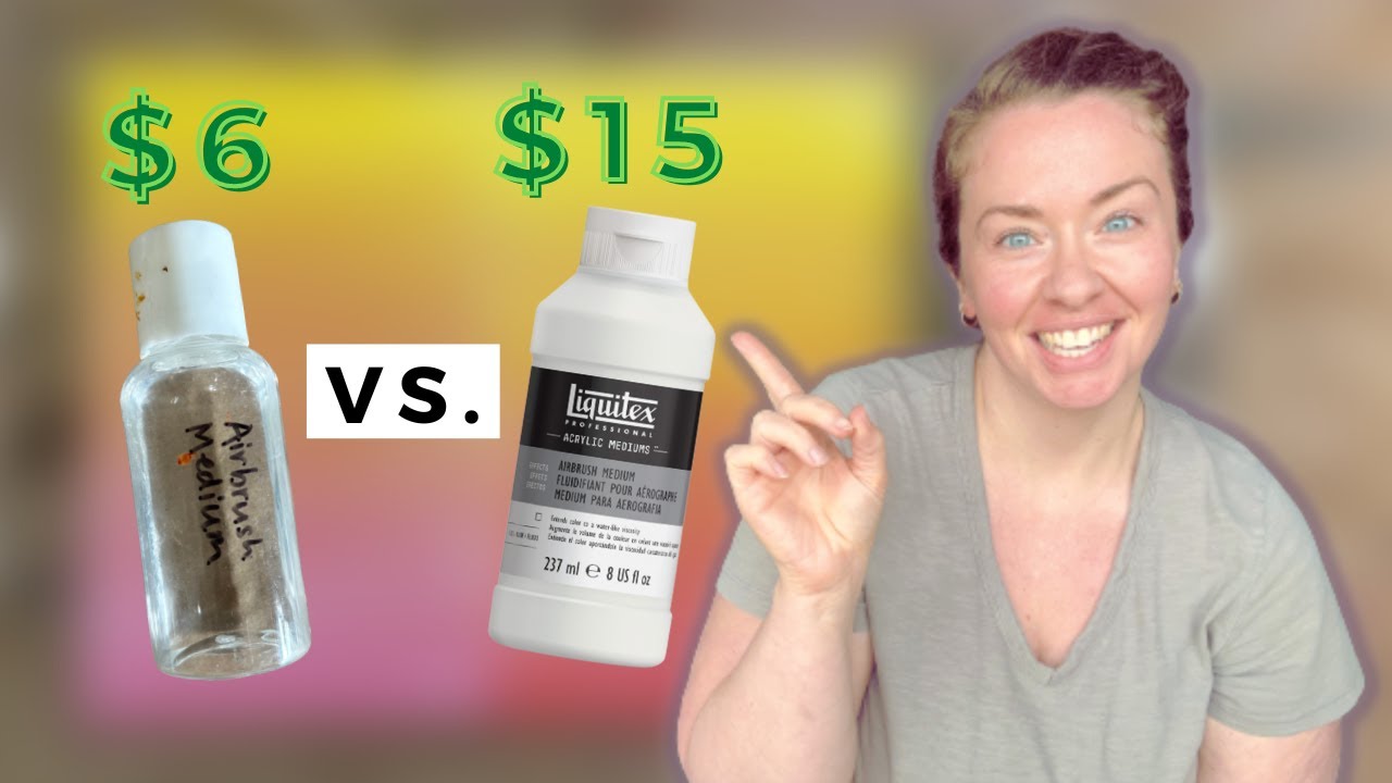 HOMEMADE vs LIQUITEX, DIY Acrylic Paint Thinner, Homemade Acrylic Thinner  Recipe