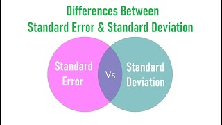 Differences Between  Standard Error and Standard Deviation