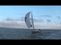 PBO Project Boat - Sea trials with a new spinnaker