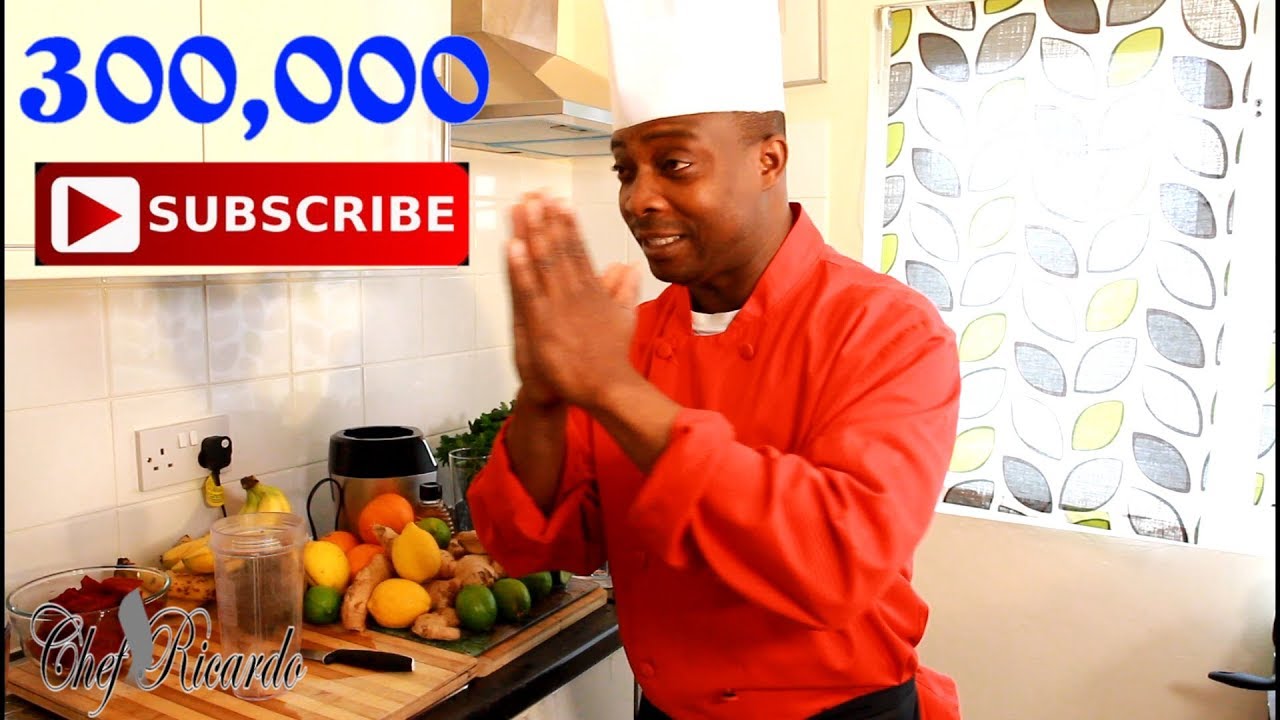 300,000 Subscribers Big Thanks For Everyone Support 2018 | Chef Ricardo Cooking