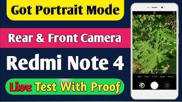Redmi Note 4 Portrait Mode Front and Rear Camera Start Rolling Out Live Proof Without Root