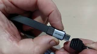 LINKUP – Cable USB 4 Ver 2 80Gbps 17,5cm Estilo Llavero, Se sale con facilidad pero aun así muy prác