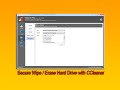 Secure Wipe / Erase Hard Drive with CCleaner