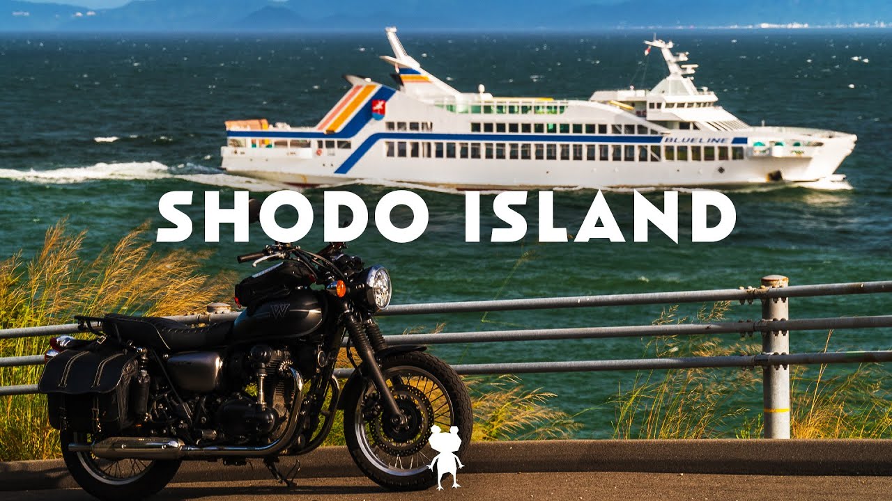 【島旅】バイクで小豆島の名所をめぐろう！希望の道～エンジェルロード//四国ツーリング#06【W800 STREET】