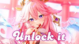Nightcore - Unlock it (Lyrics
