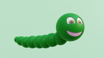 Worm character Blender Tutorial