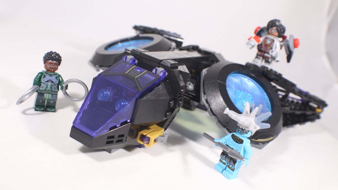 Lego Marvel 76211 Shuri's Sunbird Stop Motion Build