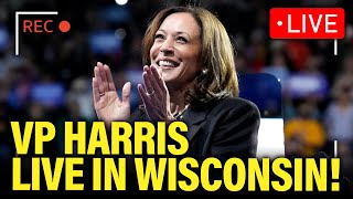 LIVE: VP Harris HOLDS MAJOR Rally in Wisconsin