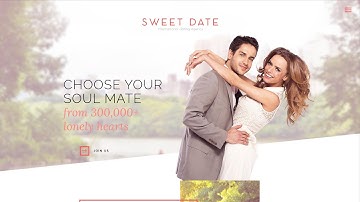 Dating Responsive Website Template by WT - 57746