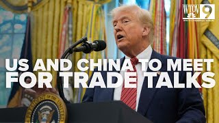 Trump hints at reduction to China tariffs to 80% as trade negotiations loom
