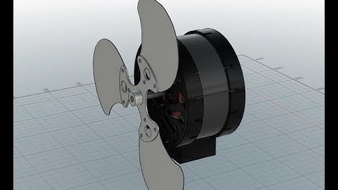 Fusion 360 Brushless Generator Design and Rendering