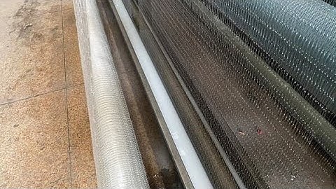 How to treat the nylon monofilament net with resin in weaving?