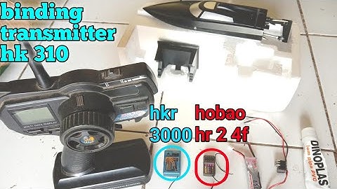 cara binding remot transmitter hk310 receiver hobao