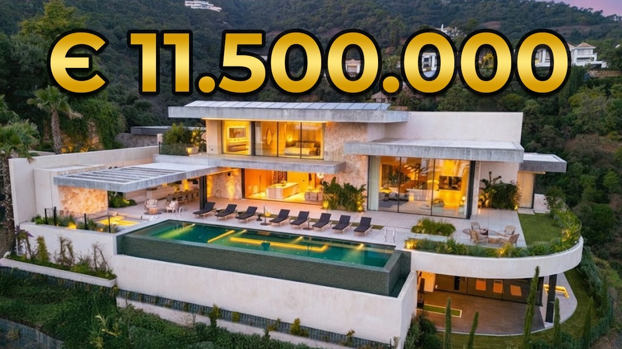 Эпическая НОВАЯ СОВРЕМЕННАЯ ВИЛЛА В МАРБЕЛЬЕ стоимостью 11,5 млн евро, Испания | Вилла Мио - Эль ...