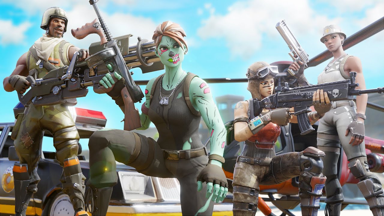 LG Fortnite got 100 FANS to SCRIM wearing OG SKINS... (ft. Plu, Spencer, Beaks, Razz)